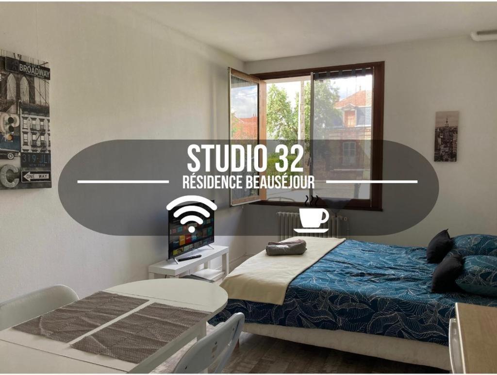 Studio 32 - Residence Beausejour - Fibre Wifi - Proche Centre Ville Troyes Buitenkant foto